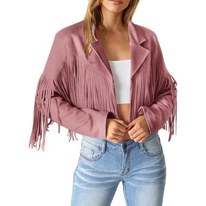 Nueva Chaqueta de Cuero Clásica para Mujer OEM 2025, Relleno de Algodón de Alta Calidad, Oferta de Invierno/Otoño, Superventas - Product Image 1