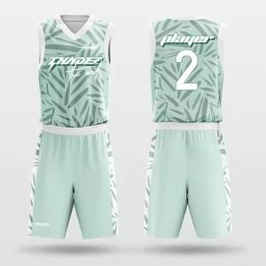 Vente chaude Meilleur design Uniforme de basket-ball réversible Chemise et short de sport Maillot de basket-ball à sublimation avec logo cousu personnalisé - Product Image 3