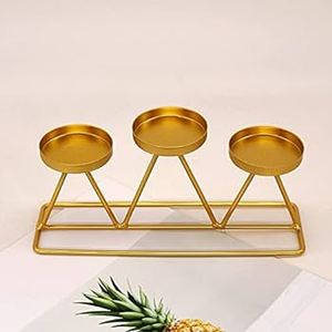 El más nuevo diseño de soporte de vela de latón para el hogar y la boda decorativo chapado en oro acabado portavelas hecho a mano al precio más barato - Product Image 4