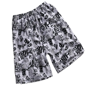 Shorts en toile décontractés pour hommes grande taille, impression personnalisée, respirant, séchage rapide, avec poches - Product Image 5
