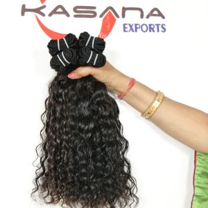 Traitement brut vietnamien aucun 100% couleur naturelle non transformée cuticule alignée en gros paquet tissage Extensions de cheveux humains - Product Image 2