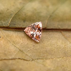 Diamante de laboratorio de corte trillón rosa, Diamante de 0,18 quilates para anillo de compromiso o fabricación de joyas, joyería de diamantes - Product Image 5