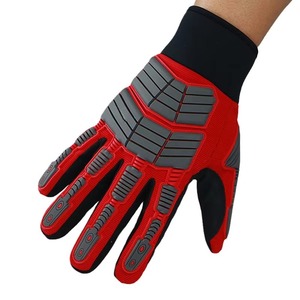 Gants de travail de sécurité Anti-Vibration Résistant aux coupures Antidérapant Gants à chocs robustes pour la construction de mécaniciens de jardinage - Product Image 5