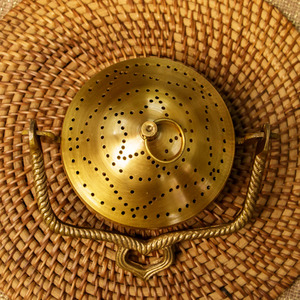 Gran oferta, quemador de incienso de carbón de Metal de Oriente Medio con cadena, quemador de Mabkhara Ramadán, incensario para boda - Product Image 1