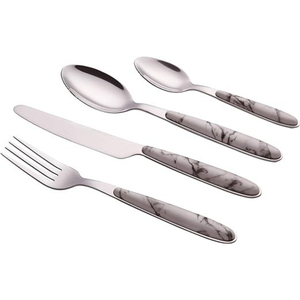 Wedding Wholesale Stainless Steel Flatware <b>Set</b> Factory Direct Supply Silver Finished Dinner <b>Cutlery</b> <b>Set</b> - Product Image 5