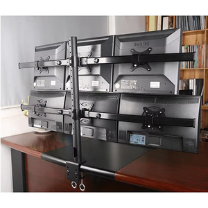 Support de bureau pour moniteur à six bras entièrement réglable avec conception hexa pour une visualisation immersive dans les bureaux et les centres de commandement indiens - Product Image 1