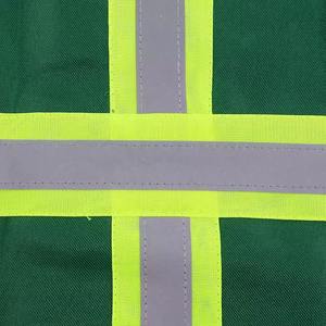 Gilet de sécurité sans manches haute visibilité ANSI Classe 2, imperméable, réfléchissant, LED clignotante, en nylon, avec logo personnalisé, pour hommes - Product Image 6