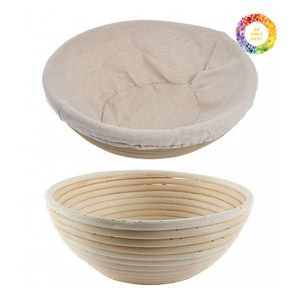 Corbeille à pain en rotin pour l'épreuvage de la pâte, bol de forme ovale et ronde pour le pain artisanal, bol à pâte en rotin naturel pour la cuisson du pain - Product Image 3