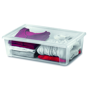 Contenitore Multiuso - L. 15 - Cm. 39.5x29x17 H Colore Trasparente - Product Image 1