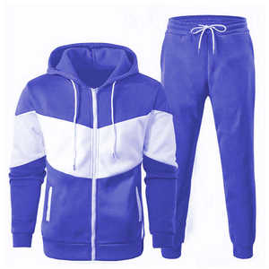 Sweats à capuche pour hommes respirants 100 % polyester imprimés personnalisables, ensemble de survêtement 2-en-1, vêtements de sport, streetwear d'été en promotion - Product Image 1