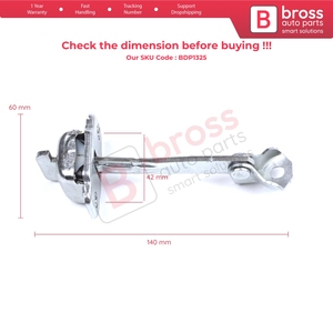 BDP1325 Front Door <b>Hinge</b> Stop Check <b>Strap</b> Limiter for C1 107 Aygo 2005-2014 5-Door HB B000760180 - Product Image 5