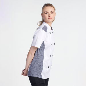 Venta directa de fábrica Logotipo personalizado Abrigos y conjuntos de chef unisex Uniformes de cocina hechos de algodón para uso en restaurantes y hoteles Precio bajo - Product Image 4