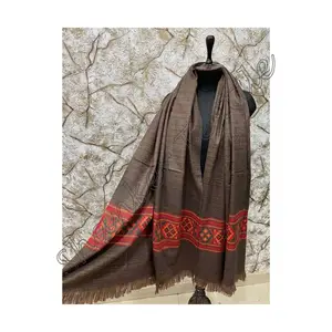100% puro indiano tradizionale narciso strisce di lana Kullu scialle disegni colori strisce Premium produzione esportatore fornitori