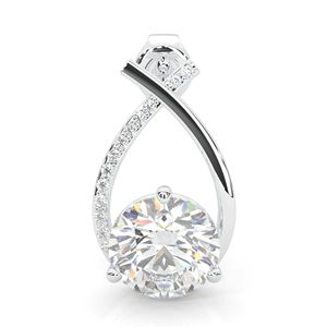 Boucles d'oreilles créoles mignonnes en moissanite taille ronde pour femmes, fiançailles - Product Image 5