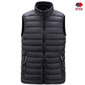 Gilet matelassé personnalisé Ryan Pro Gear pour hommes, qualité supérieure, fermeture éclair, logo personnalisé, conception ODM - Product Image 1