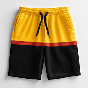 OEM Sublimation <b>Sweat</b> <b>Shorts</b> <b>Men</b> Drawstring Waist Fleece <b>Shorts</b> <b>Mens</b> 450 GSM Workout Printed <b>Shorts</b> <b>Men's</b> - Product Image 3