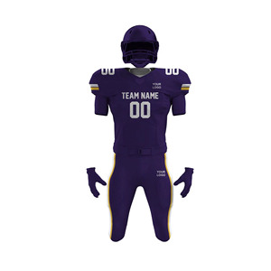 Uniformes de football américain de haute qualité ensembles de sublimation personnalisés confortables dernier uniforme de football américain de style imprimé - Product Image 5