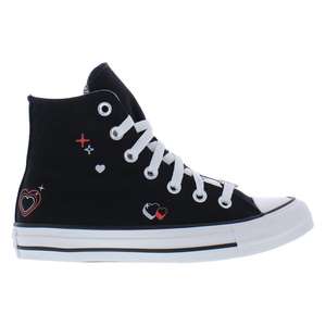 Zapatos Converse Chuck Taylor All Star Y2K Heart para mujer Color: Negro/Blanco Vintage 100% auténtico - Product Image 5