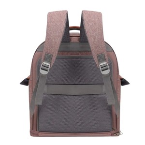 Pet Backpack Carrier Mesh Breathable For <b>Cats</b> Solid Color Quadratic Shape Zipper Closure - Product Image 4