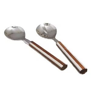 <b>Gold</b> Plated Eco-Friendly Salad Tools <b>Serving</b> Set with Handle Dishwasher Safe Customizable Size & Color - Product Image 4