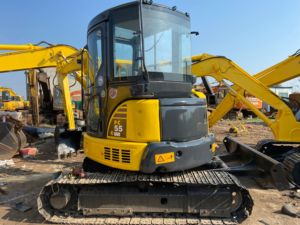 รถขุดขนาดเล็ก Komatsu PC55 มือสอง 3 ตัน แบบตีนตะขาบ พร้อมมอเตอร์ เกียร์ ลูกปืน รางยาง รุ่นปี 2023 ประสิทธิภาพสูง สำหรับการตรวจสอบด้วยวิดีโอ - Product Image 6
