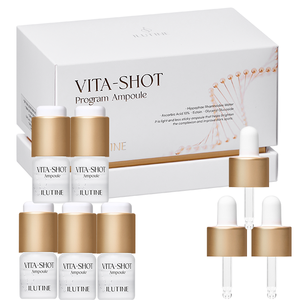 Suero para el Cuidado de la Piel con Alfa Arbutina, Ampolla Blanqueadora e Iluminadora ILUTINE, Vitamina C Estabilizada para el Tono de la Piel del Rostro - Product Image 1