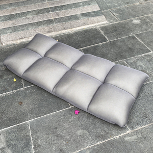 Sillón Reclinable Contemporáneo/Moderno con Estructura de Madera/Metal, Cojín Gris y Función de Masaje GB68014 - Product Image 6