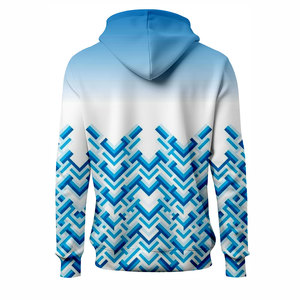 Sweat à capuche unisexe à double fermeture éclair, coupe oversize, effet délavé, en molleton épais vintage, en coton, pour l'extérieur - Product Image 4