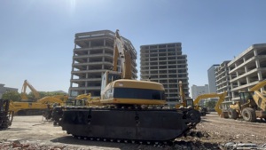 Used for 320C Crawler Excavator Floating Pontoon <b>Dredger</b> with High Digging Power Engine & Pump - Product Image 6