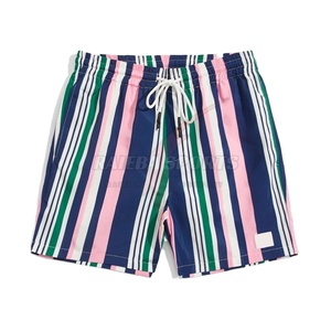 Short d'été en coton de haute qualité pour hommes, design avec logo personnalisé, dernier style de rue solide à motif de taille élastique à bas prix - Product Image 1