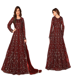 Anarkali Shalwar Kameez de soirée pour designers - Product Image 1