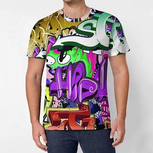 Fabricant de gros Design 92% Polyester 8% Spandex 180 Grammes Chemises respirantes T-shirt personnalisé à sublimation numérique 3D - Product Image 2
