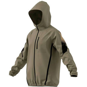 Ligero liso Zip Up cortavientos ciclismo al aire libre personalizado al por mayor chaqueta cortavientos proveedor - Product Image 3