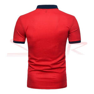 Chemises polo imprimées sur mesure de qualité supérieure pour hommes T-shirts en coton et fibre de bambou au Pakistan - Product Image 2