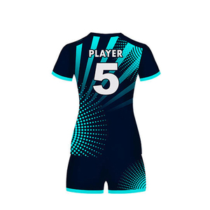 Uniforme de volleyball réversible personnalisable pour femmes, filles et jeunes Maillot respirant de grande taille Uniforme de volleyball au design personnalisé - Product Image 3