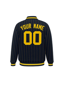 Custom Coated Men's Hooded Varsity Jacket with Front Logo Winter Ready 100% Wool Windproof Casual Fashion - Product Image 3