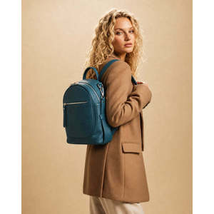 Zaino Strutturato in Vera Pelle Dollaro e Coccodrillo - Made in Italy - Art. 26088 - Product Image 2