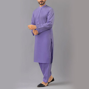2023 Nouveautés Hommes Casual Eid Mehndi Kurta Designs Afghani Style Salwar Kameez Ensembles - Product Image 2