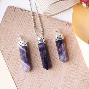 Excellent Quality Authentic Amethyst Gemstone Pendant for Calmness or Focus and Spiritual Growth Available At Discounted Price - Product Image 5