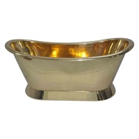 Baignoire autoportante en acier galvanisé pour adultes, design moderne et écologique, drainage automatique inclus, forme ovale, utilisation en salle de bain