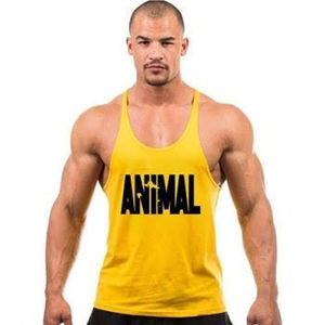 Venta al por mayor entrenamiento hombres gimnasio camiseta sin mangas para hombres logotipo personalizado algodón correr músculo Atlético camisas sin mangas ropa de fitness - Product Image 3