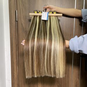 Venta al por mayor de fábrica de punta plana 100% extensiones de cabello humano Top 1 De Vietnam con precio barato - Product Image 2