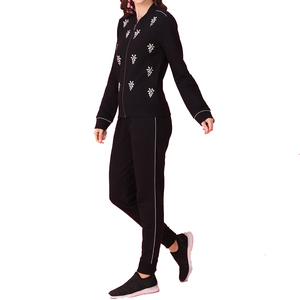 Nuevo chándal de mujer de la mejor calidad, chándal de invierno de algodón Unisex Oem personalizado para entrenamiento, chándal de mujer de nuevo estilo - Product Image 2