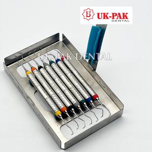 ชุดเครื่องมือขูดหินปูน Gracey Dental 1/2-13/14 CNC ทำจากเหล็กเคลือบเพชร สำหรับทำความสะอาดช่องปากด้วยมือและอุดฟัน - Product Image 2