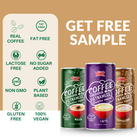 170ml VINUT Canette (en conserve) Robusta Premium Torréfaction Intégrale Latte Glacé Instantané Meilleure Vente Échantillon Gratuit OEM ODM Marque Privée