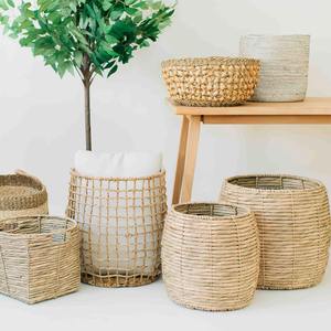 Cesta de Jacinto de Agua con Diseño de Roseta, Cesta de Almacenamiento Hecha a Mano, Ecológica, Hecha en Vietnam - Product Image 5