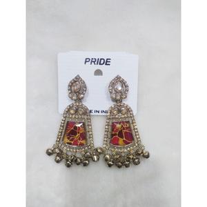 Juego de Pendientes de Lujo para Novia con Diseño Elegante, Joyería Ideal para Bodas y Funciones Tradicionales, para Venta de Exportación - Product Image 3