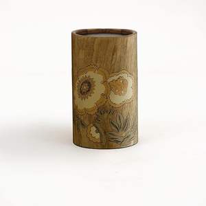 Support/porte-bougie décoratif en bois pour fête, en bois, accessoires de décoration de mariage, support à bougie, vente chaude - Product Image 1