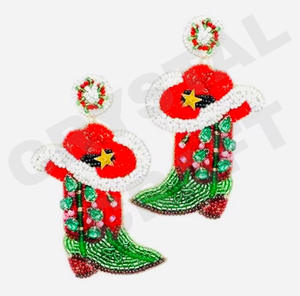 Boucles d'oreilles Multi Porrat Dangle New Arrival Cross-Border Handmade Beads Gold Trendy Creative for Parties Christian Style - Product Image 6