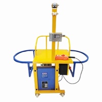 Plateforme de travail suspendue électrique à câble pour nettoyage de fenêtres, gondole élévatrice ZLP630, chaise monoplace en acier peint pour entrepôt